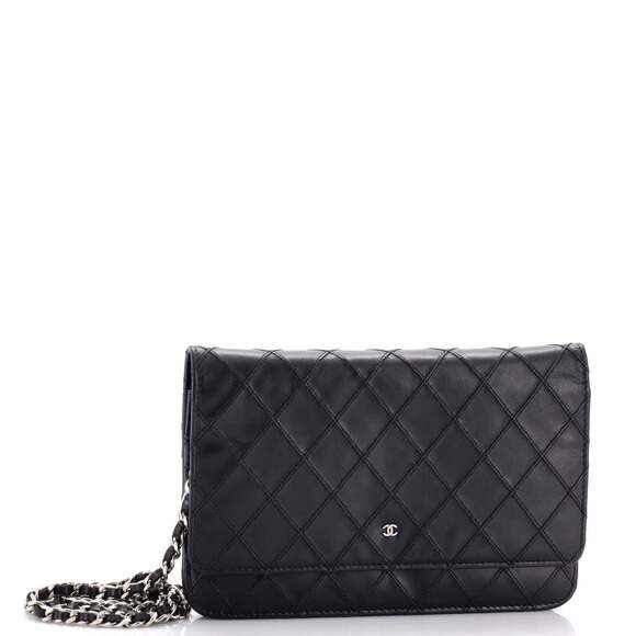 Chanel Diamond Stitch Wallet On Chain #152522C19B - Picture 3 of 9